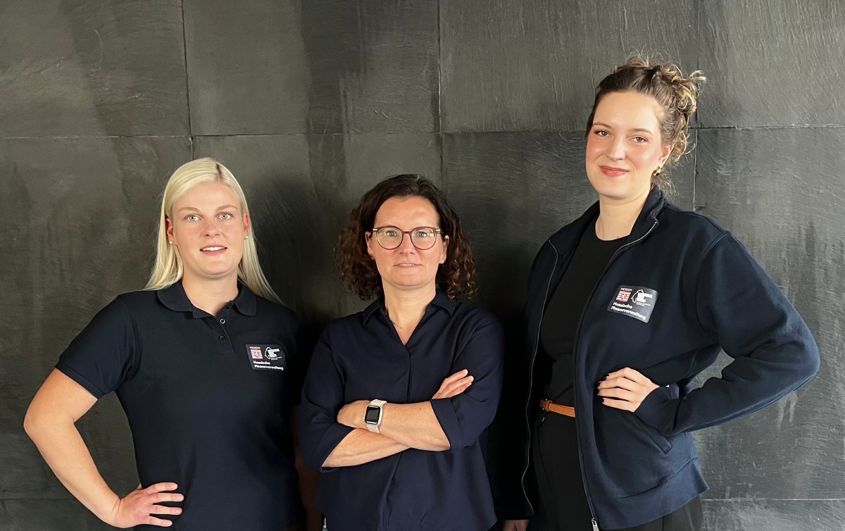Ausbildungsleiterin Barbara Kistner und das Ausbildungsteam des Finanzamts